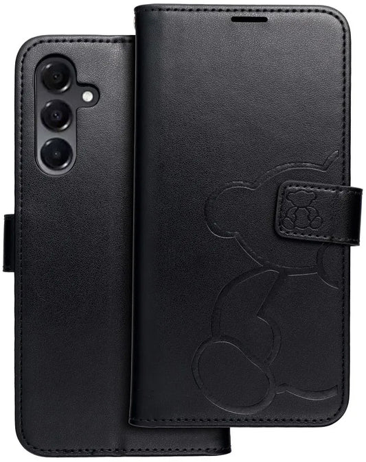 Hülle für Samsung Galaxy A16 5G A166, OEM, MEZZO Teddy Bear, Schwarz