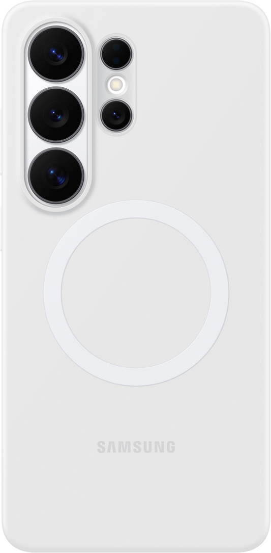 Hülle für Samsung Galaxy S26 Ultra S948, Silicone Magnet Case, Weiß EF-ES948CWEGWW