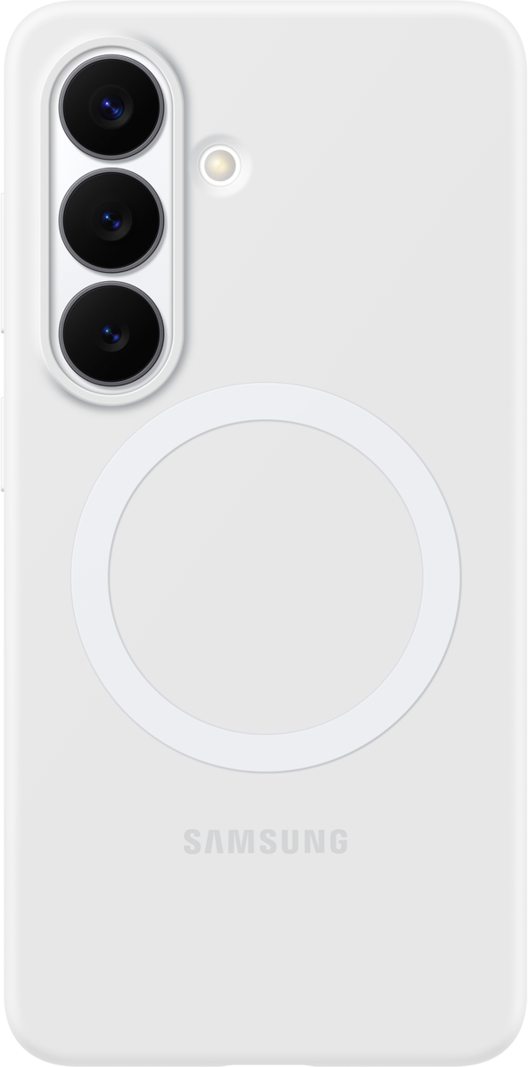 Case for Samsung Galaxy S26 S942, Silicone Magnet Case, White EF-ES942CWEGWW