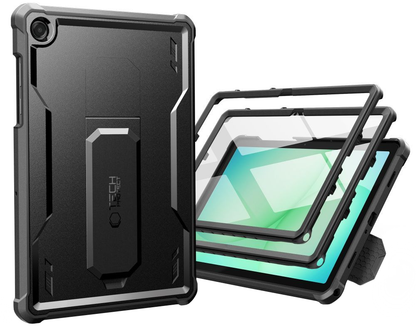 Hülle für Samsung Galaxy Tab A11+ / Tab A9+, Tech-Protect, Kevlar Pro, Schwarz