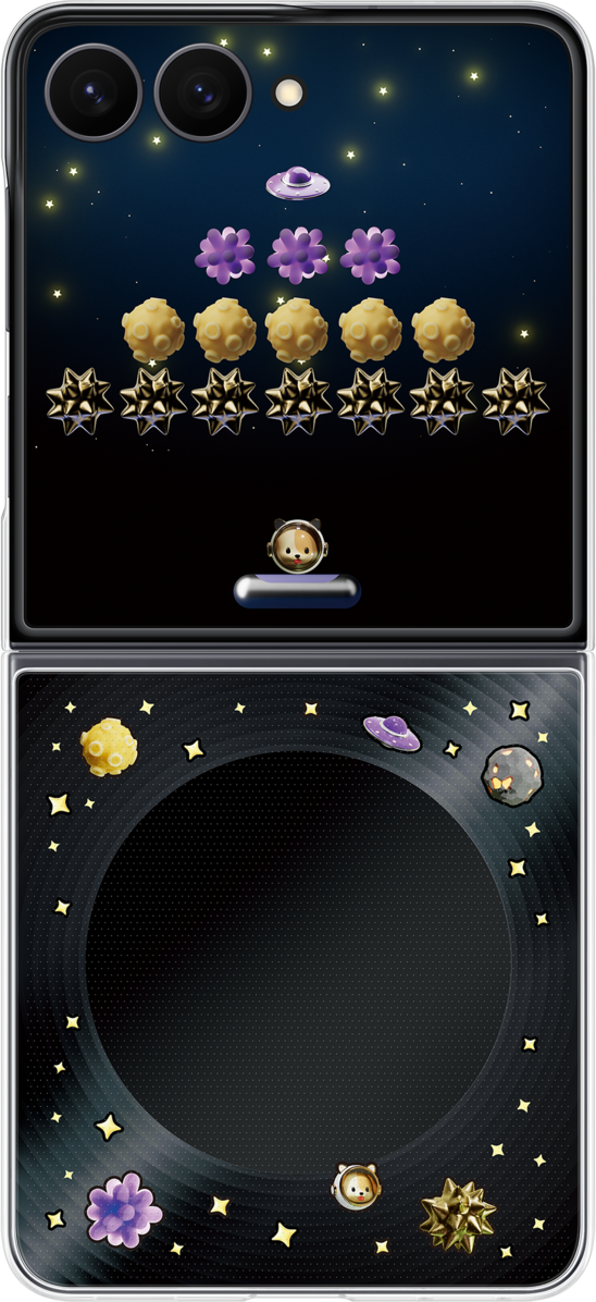 Case for Samsung Galaxy Z Flip8 F776, FlipSuit Case, Black EF-FF776CBEGWW