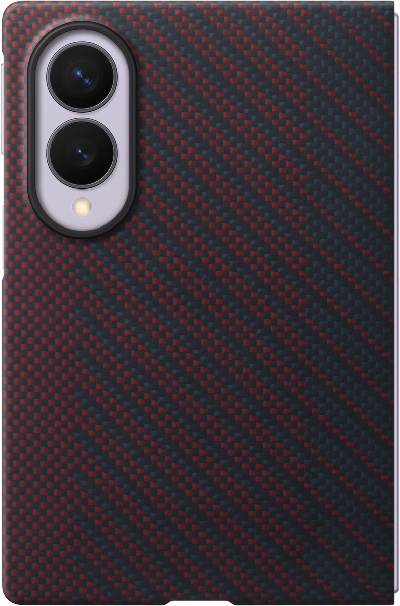 Case for Samsung Galaxy Z Fold8 F971, Carbon Magnet Case, Red EF-KF971SREGWW