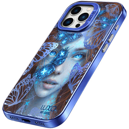 Hülle für Samsung Galaxy A05s A057, LUXO So CooL, ArcadiA Butterfly Girl, Mehrfarbig