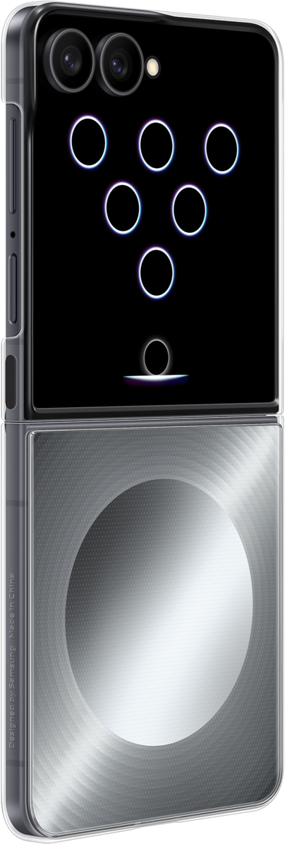 Hülle für Samsung Galaxy Z Flip8 F776, FlipSuit Case, Grau EF-FF776CJEGWW