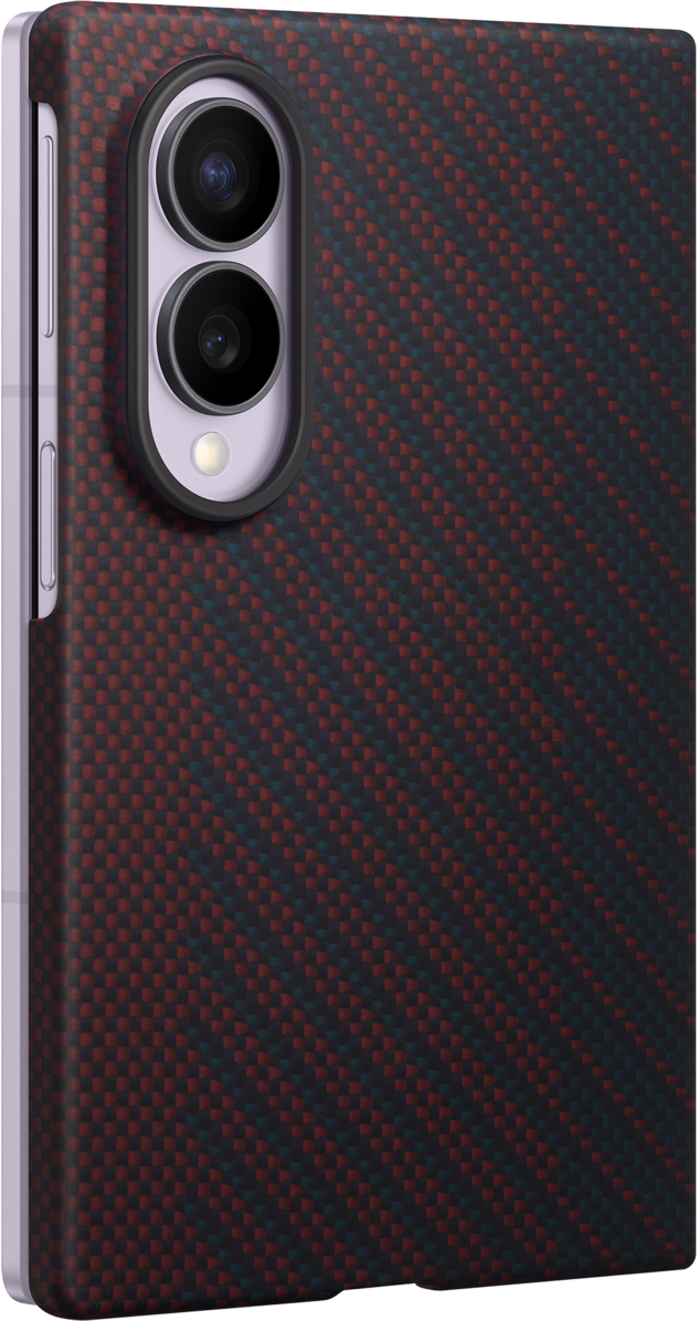 Case for Samsung Galaxy Z Fold8 F971, Carbon Magnet Case, Red EF-KF971SREGWW