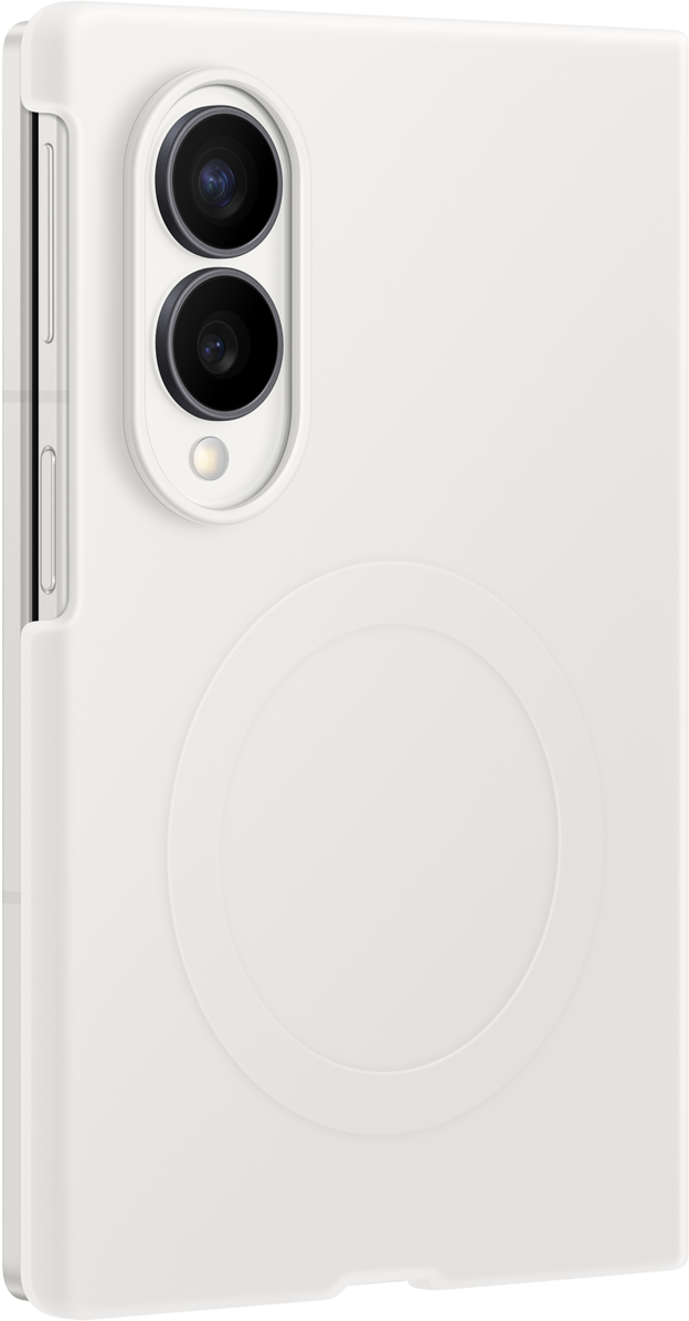 Case for Samsung Galaxy Z Fold8 F971, Silicone Magnet Case, White EF-EF971CWEGWW