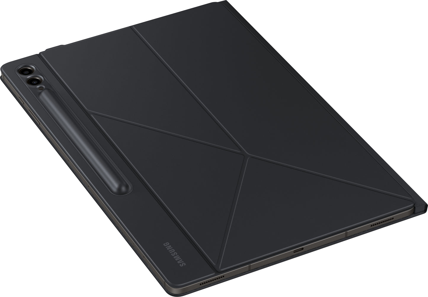 Hülle für Samsung Galaxy Tab S9 Ultra, Smart Book Cover, Schwarz EF-BX910PBEGWW