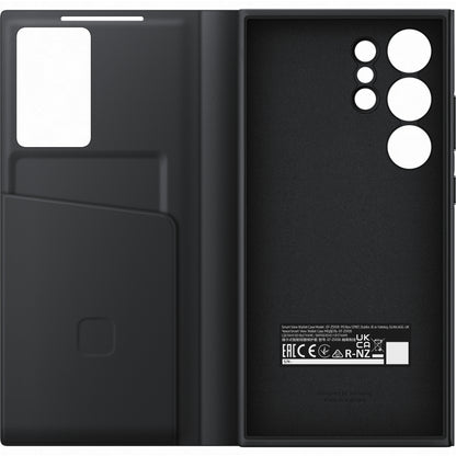 Hülle für Samsung Galaxy S24 Ultra S928, S-View Wallet, Schwarz EF-ZS928CBEGWW