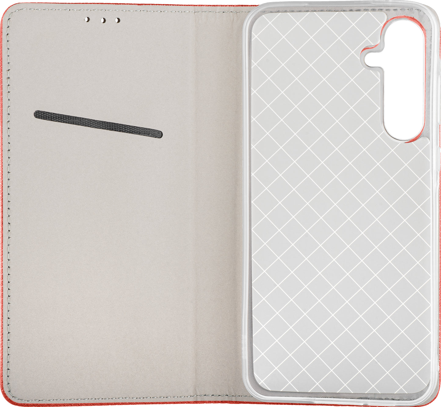 Hülle für Samsung Galaxy A26 A266, OEM, Smart Magnet, Rot