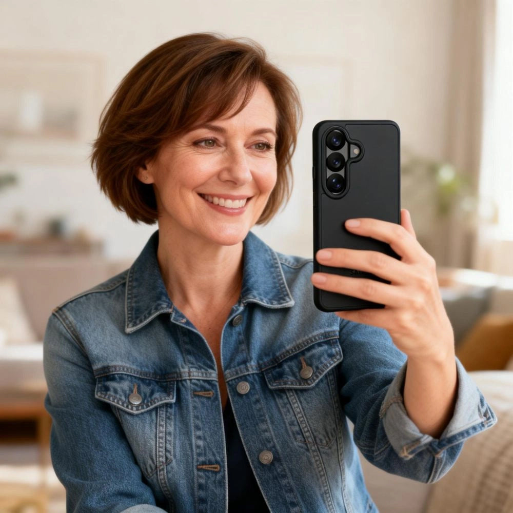 Hülle für Samsung Galaxy A57 5G, Tech-Protect, Magmat, Matt Schwarz