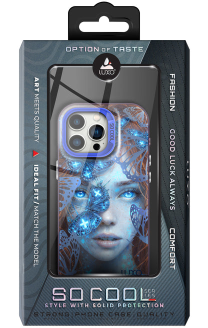 Hülle für Samsung Galaxy S26 Ultra S948, LUXO So CooL, ArcadiA Butterfly Girl, Mehrfarbig
