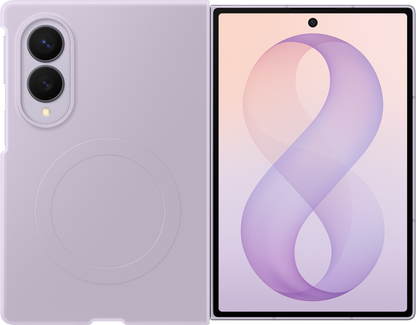 Case for Samsung Galaxy Z Fold8 F971, Silicone Magnet Case, Violet EF-EF971CVEGWW