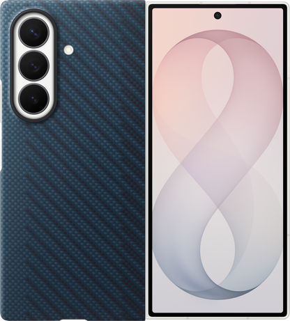 Case for Samsung Galaxy Z Fold8 Ultra F976, Carbon Magnet Case, Navy EF-KF976SNEGWW