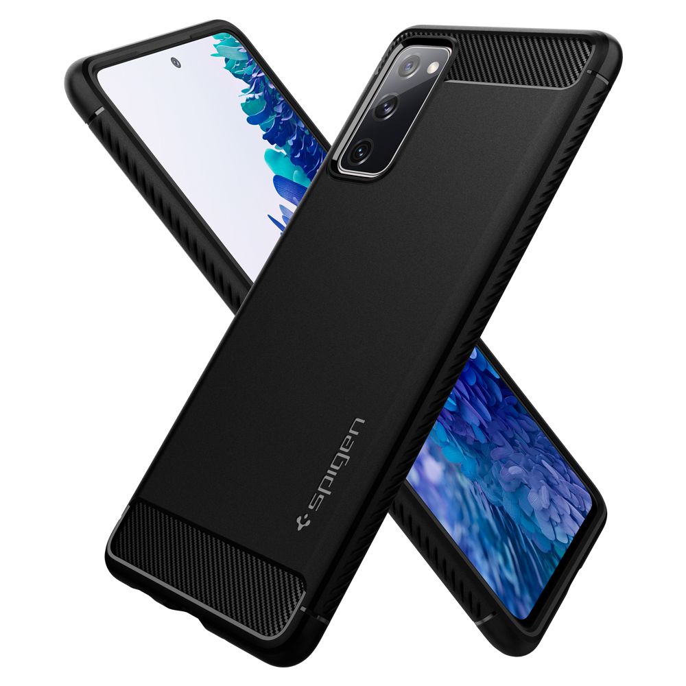 Hülle für Samsung Galaxy S20 FE 2022 G781 / S20 FE 5G G781 / S20 FE G780, Spigen, Rugged Armor, Schwarz