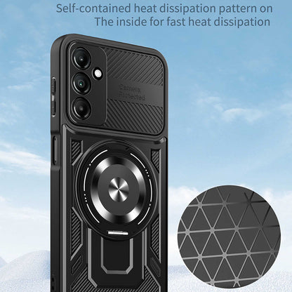 Case for Samsung Galaxy A26 A266, Techsuit, RuggedCam, Black