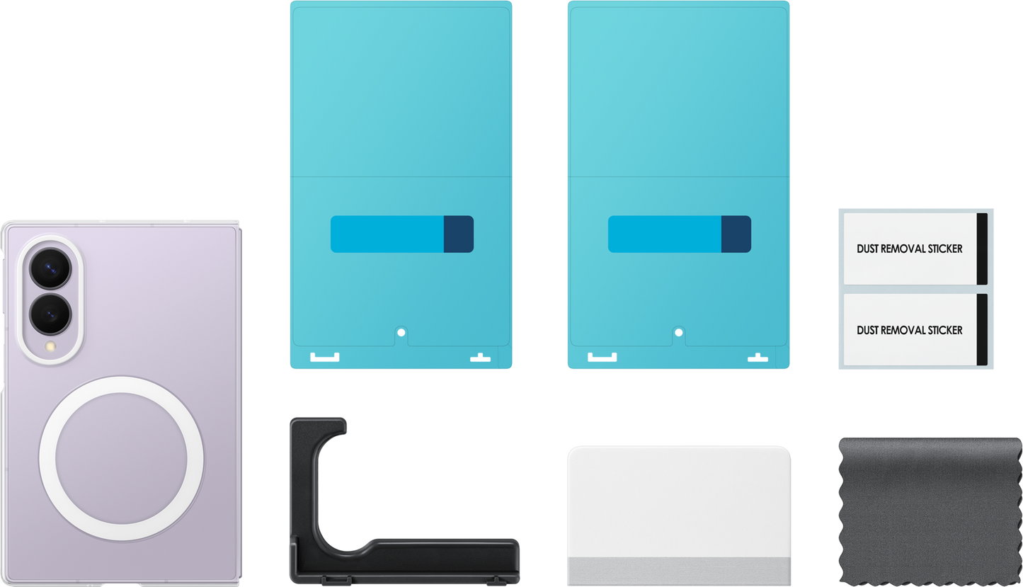 Hülle für Samsung Galaxy Z Fold8 F971, Klarer Magnet, Transparent EF-CF971CTEGWW