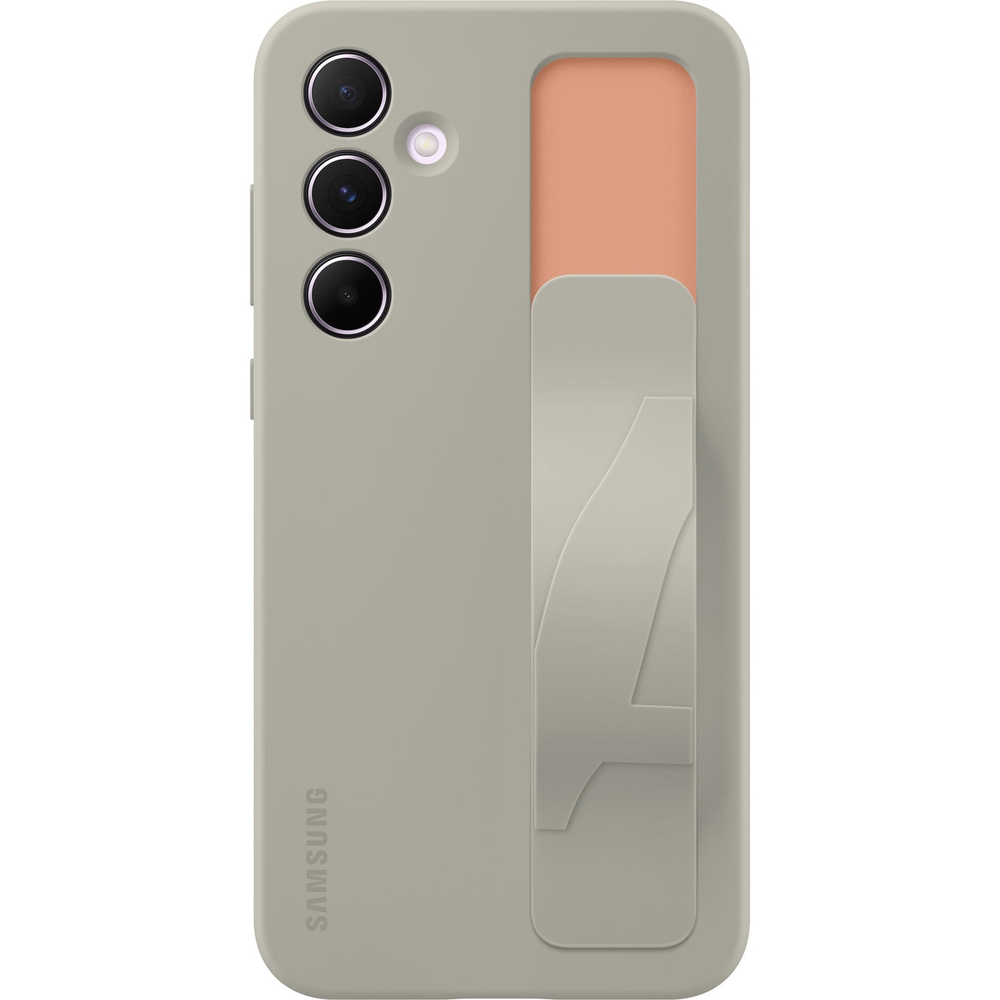 Cover für Samsung Galaxy A55 5G A556, Standgriff, Grau EF-GA556TJEGWW