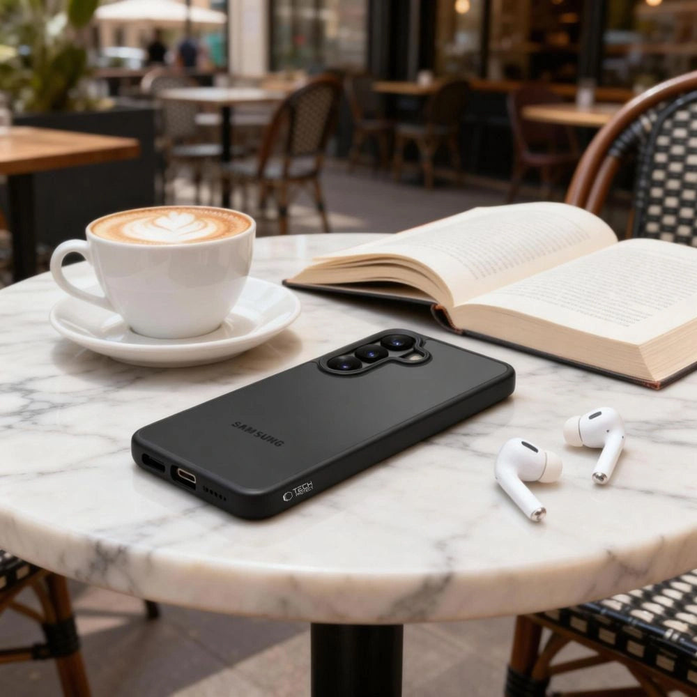 Hülle für Samsung Galaxy A57 5G, Tech-Protect, Magmat, Matt Schwarz