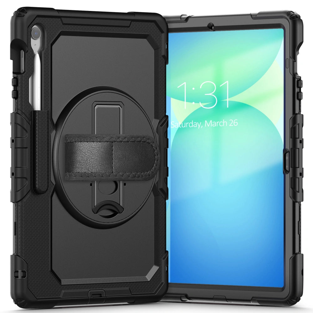Hülle für Samsung Galaxy Tab S10 FE+, Tech-Protect, Solid, Schwarz