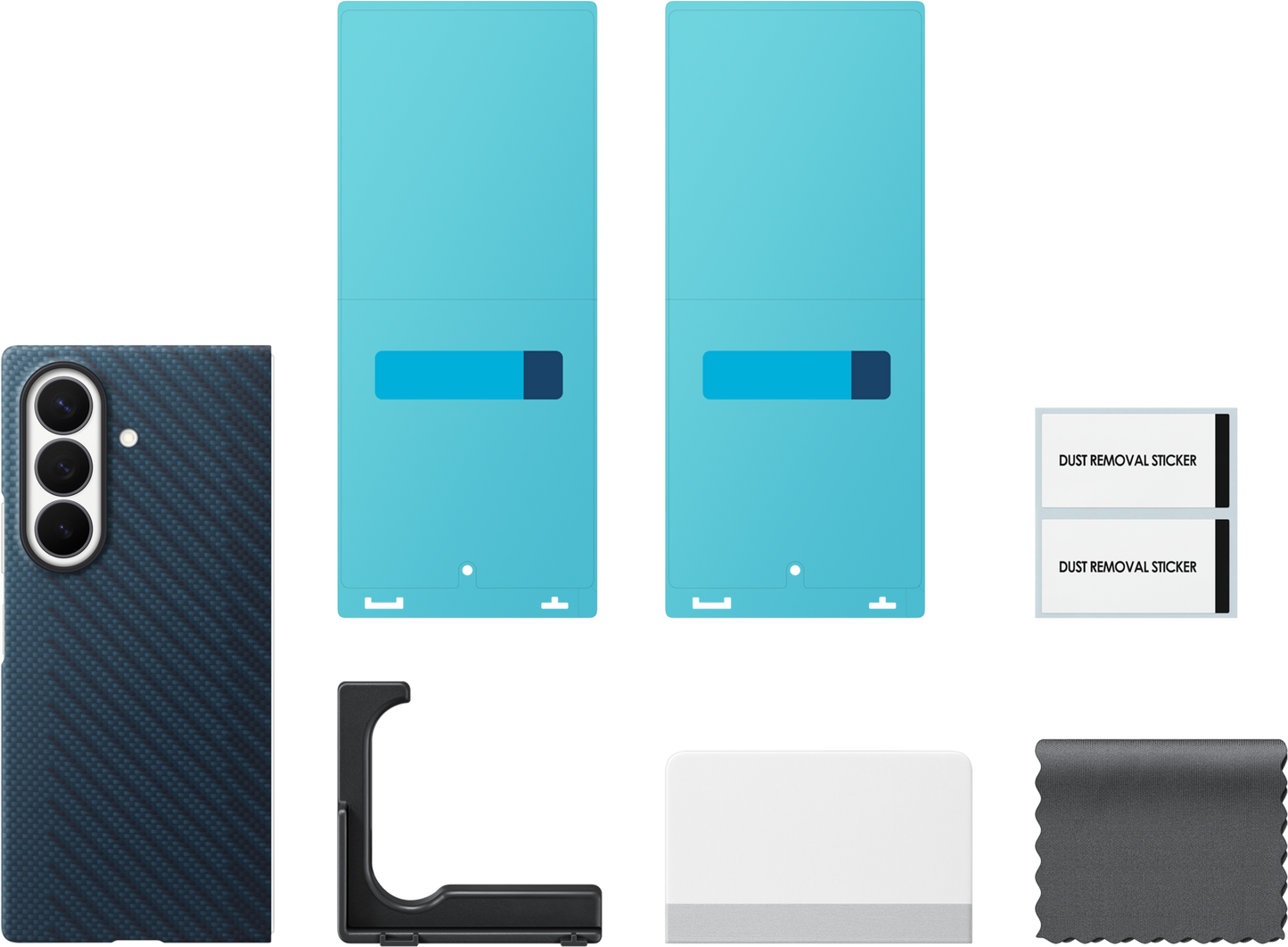 Case for Samsung Galaxy Z Fold8 Ultra F976, Carbon Magnet Case, Navy EF-KF976SNEGWW
