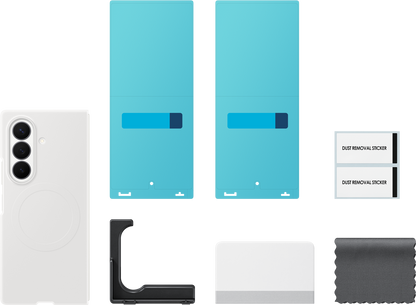 Case for Samsung Galaxy Z Fold8 Ultra F976, Silicone Magnet Case, White EF-EF976CWEGWW