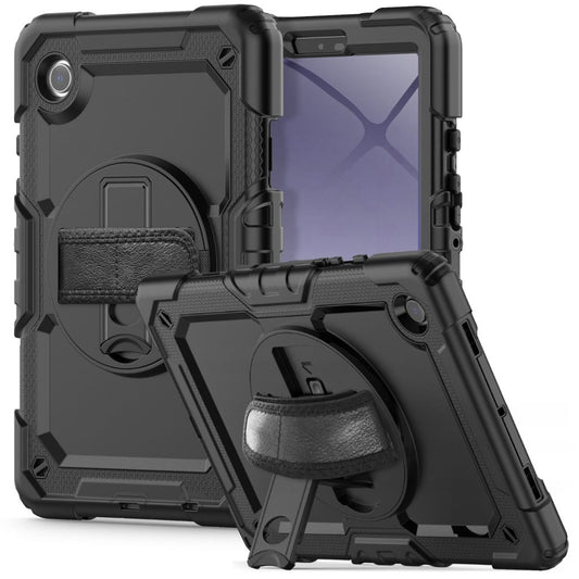 Hülle für Samsung Galaxy Tab A11 / Tab A9, Tech-Protect, Solid360, Schwarz