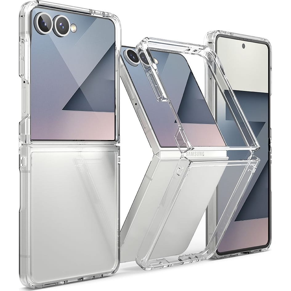 Hülle für Samsung Galaxy Z Flip7 F766, Ringke, Fusion, Transparent