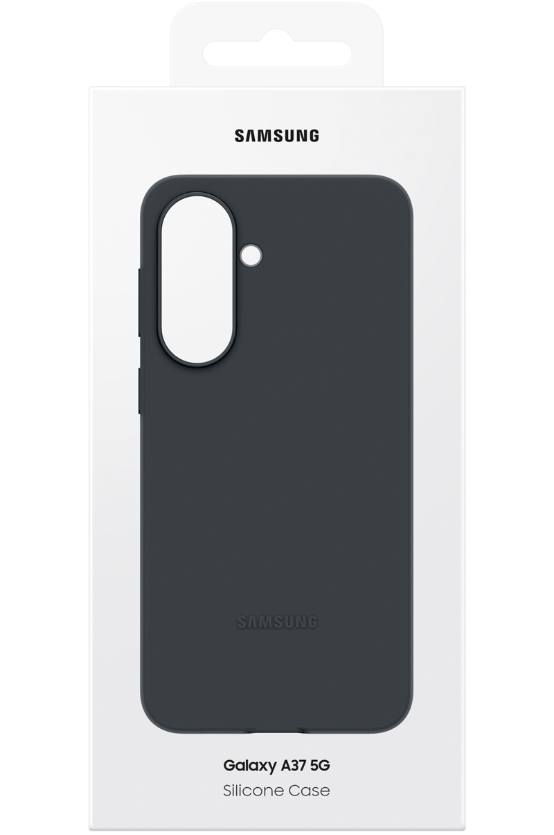 Hülle für Samsung Galaxy A37 5G, Silikon Case, Schwarz EF-PA376CBEGWW