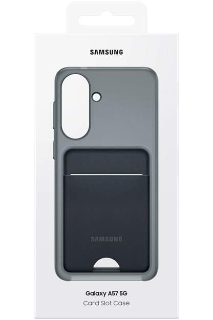 Hülle für Samsung Galaxy A57 5G, Kartenfach Case, Schwarz EF-OA576TBEGWW