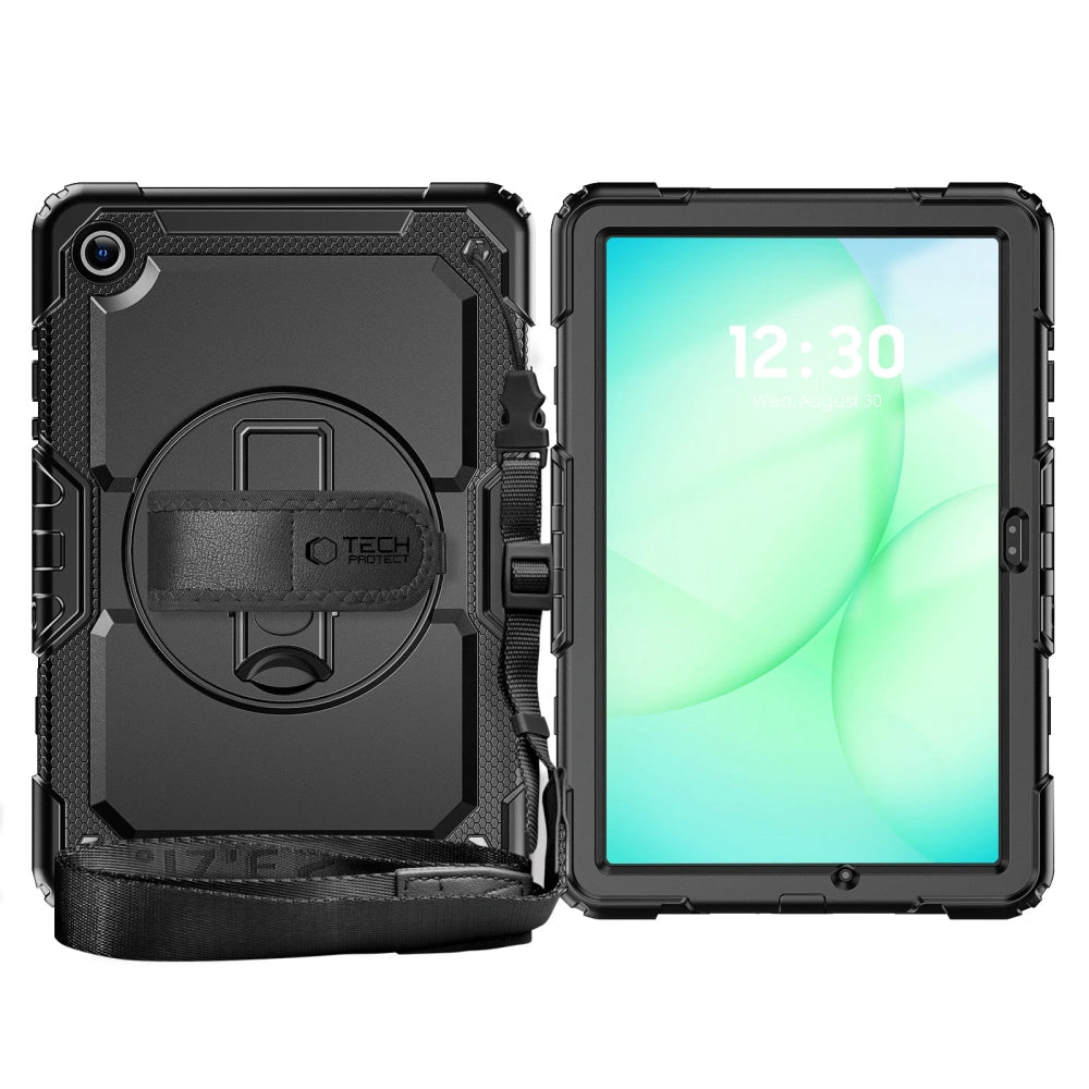 Hülle für Samsung Galaxy Tab S10 FE+, Tech-Protect, Solid, Schwarz