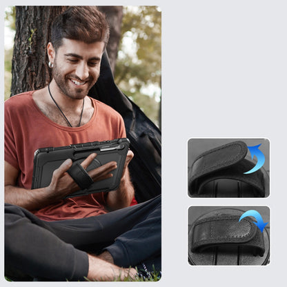 Hülle für Samsung Galaxy Tab S10 FE+, Tech-Protect, Solid, Schwarz