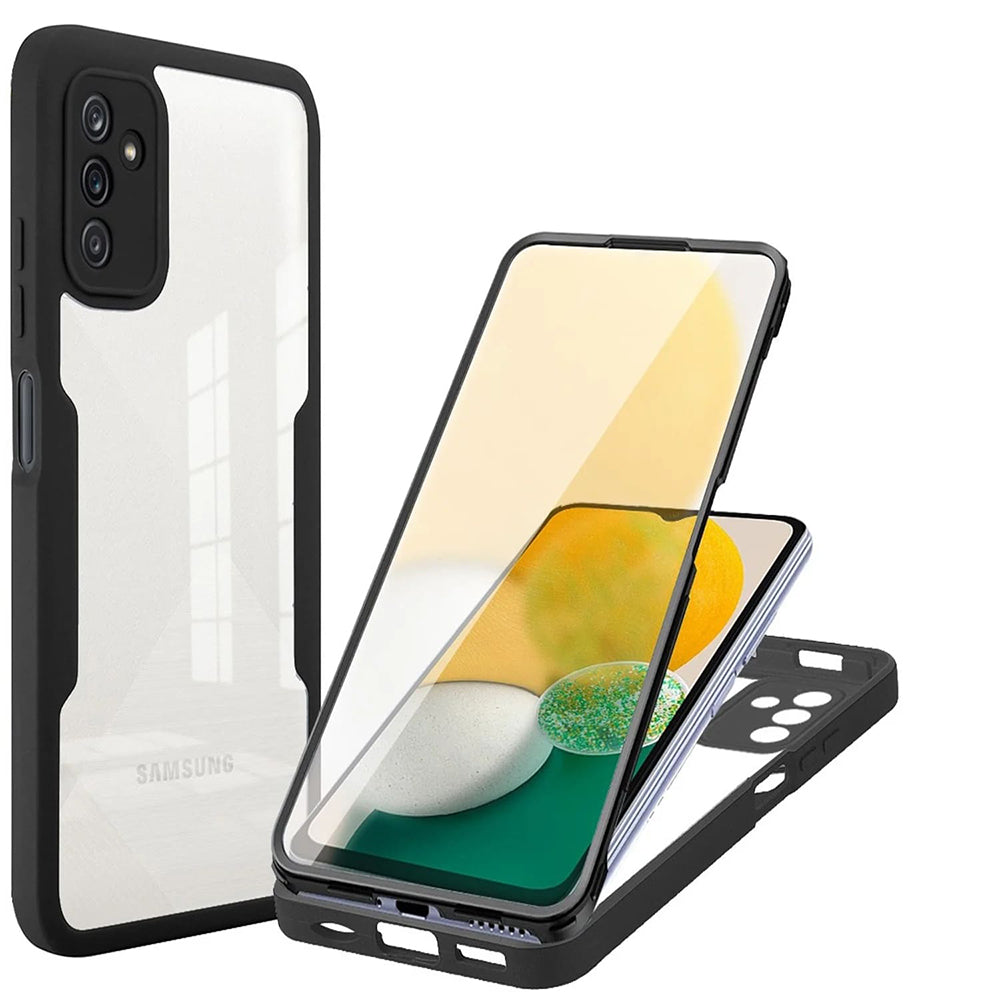 Hülle für Samsung Galaxy A04s A047 / A13 5G A136, Techsuit, ColorVerse 360, Schwarz