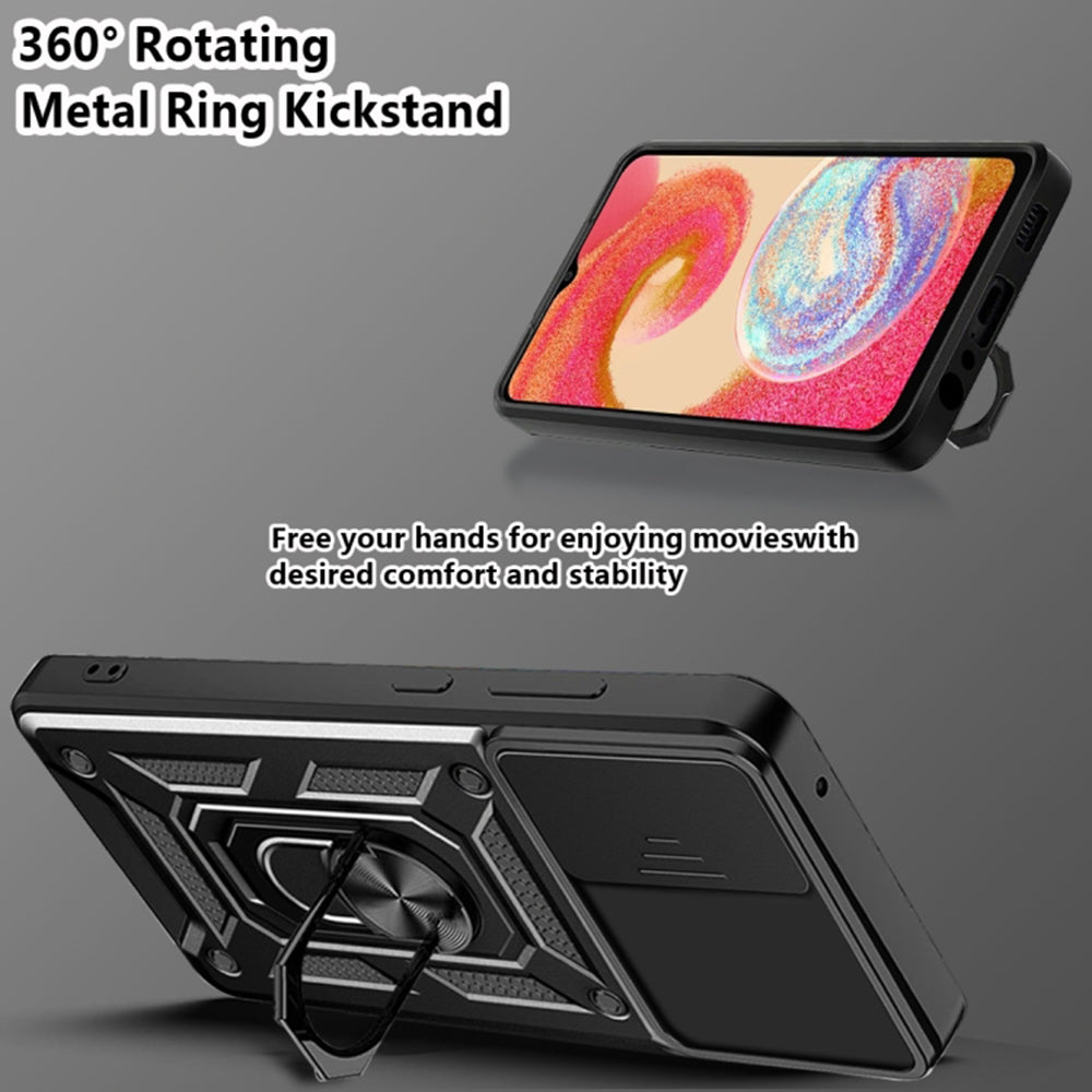 Case for Samsung Galaxy A05 A055, Techsuit, CamShield, Black