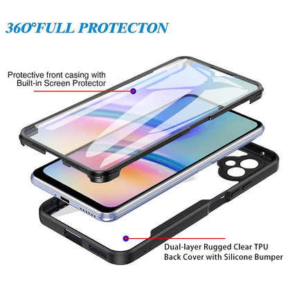 Hülle für Samsung Galaxy A05 A055, Techsuit, ColorVerse 360, Rosa