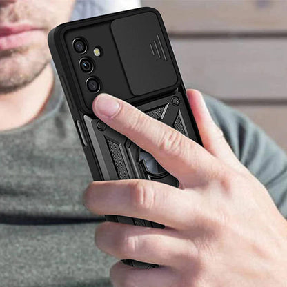 Hülle für Samsung Galaxy A05s A057, Techsuit, CamShield, Schwarz