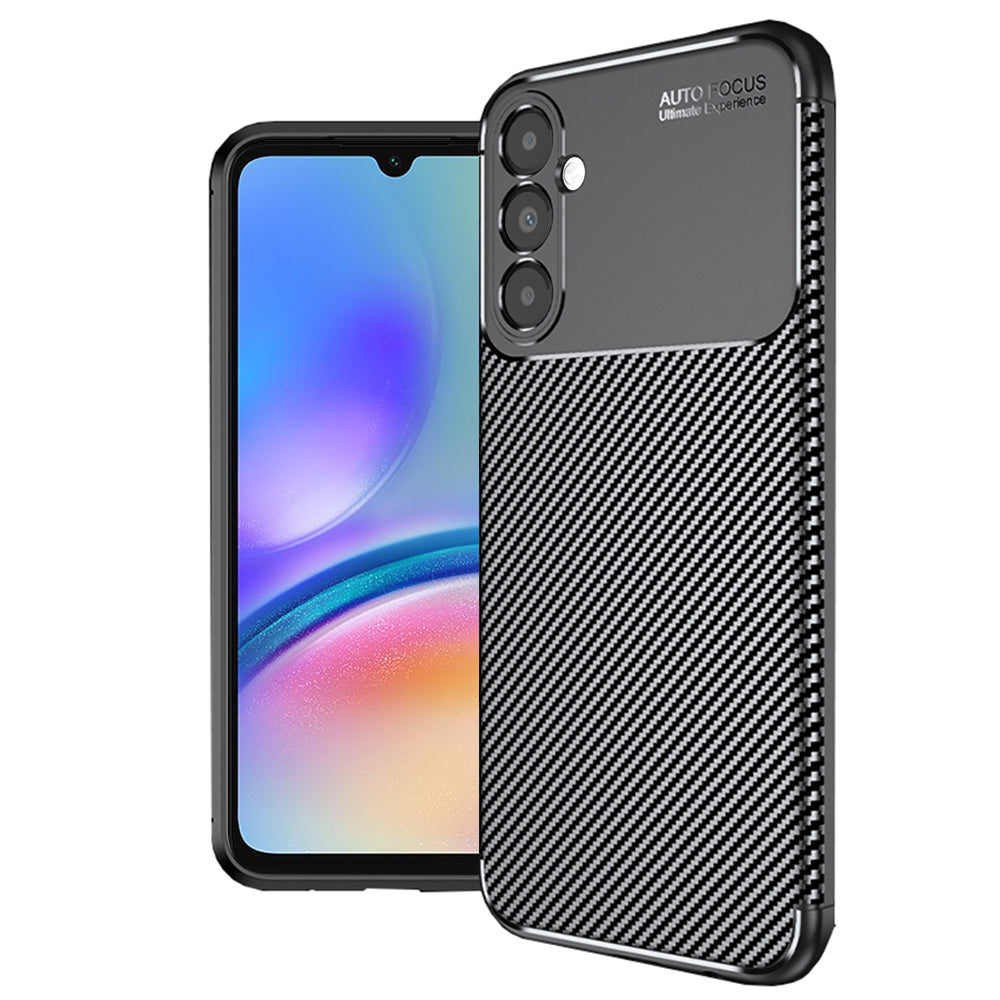 Case for Samsung Galaxy A05s A057, Techsuit, CarbonFiber, Black