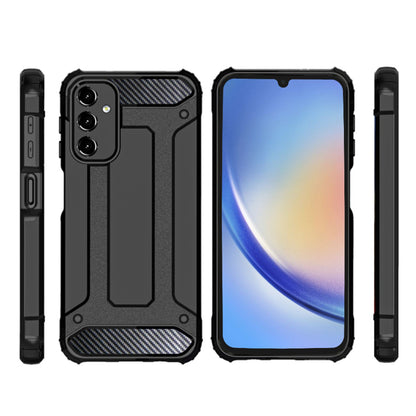 Hülle für Samsung Galaxy A05s A057, Techsuit, Hybrid Armor, Schwarz