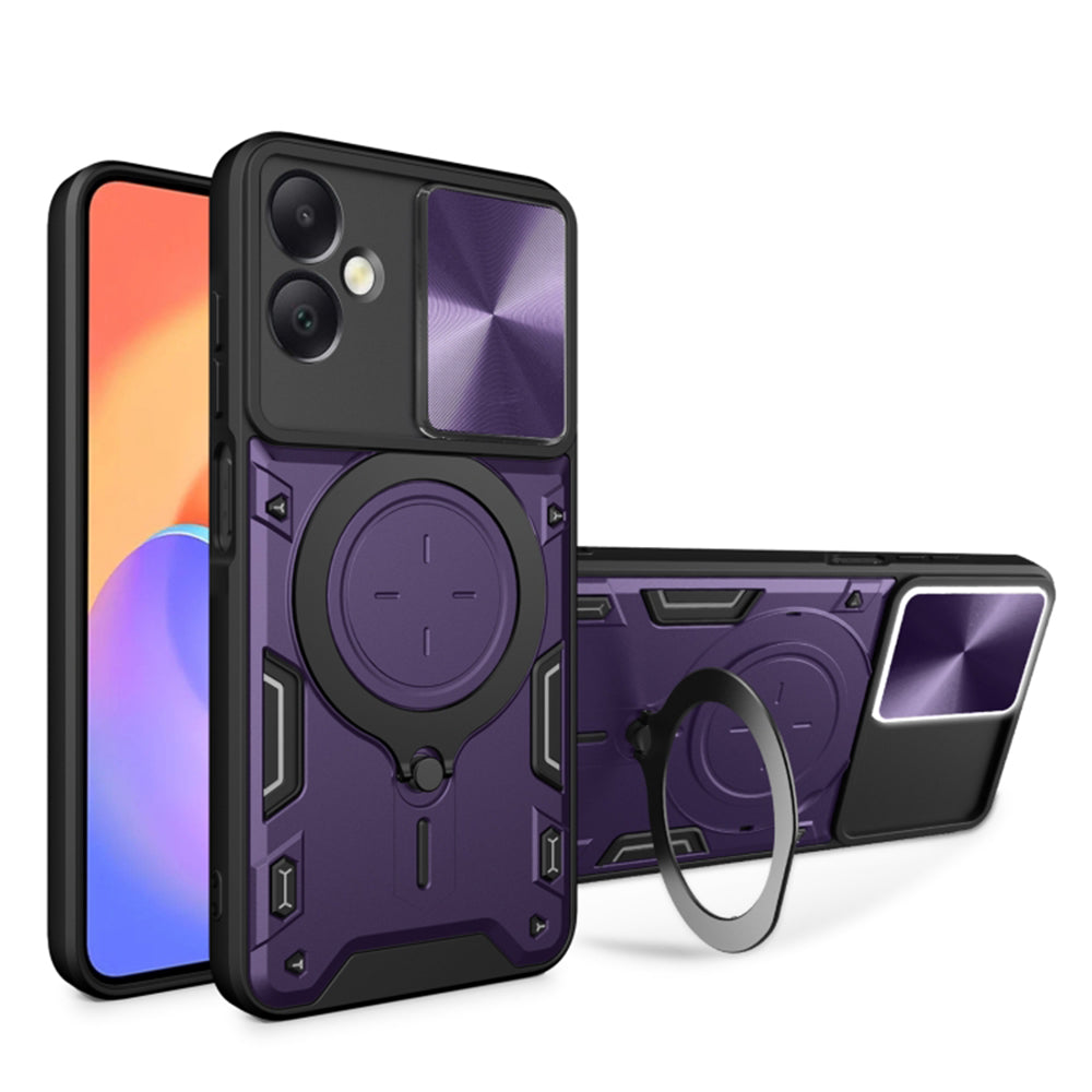 Hülle für Samsung Galaxy A06 A065, Techsuit, CamGuard Pro, Lila