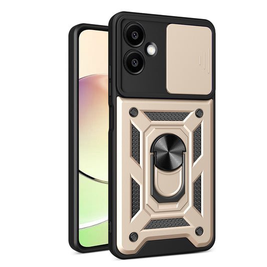 Hülle für Samsung Galaxy A06 A065, Techsuit, CamShield, Gold