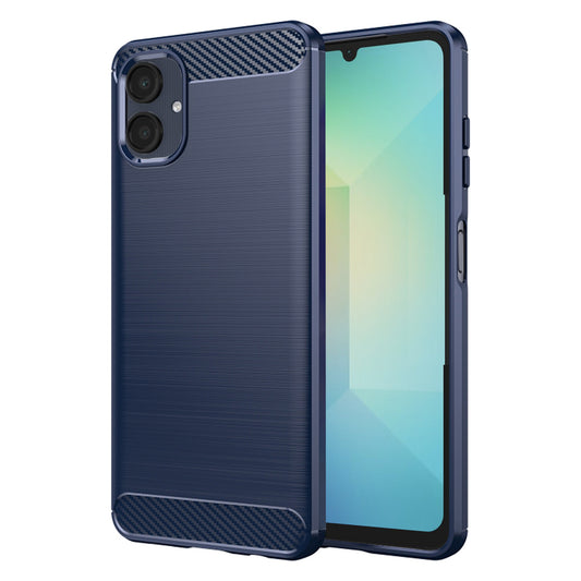 Hülle für Samsung Galaxy A06 A065, Techsuit, Carbon, Blau
