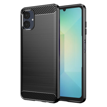 Case for Samsung Galaxy A06 A065, Techsuit, Carbon, Black