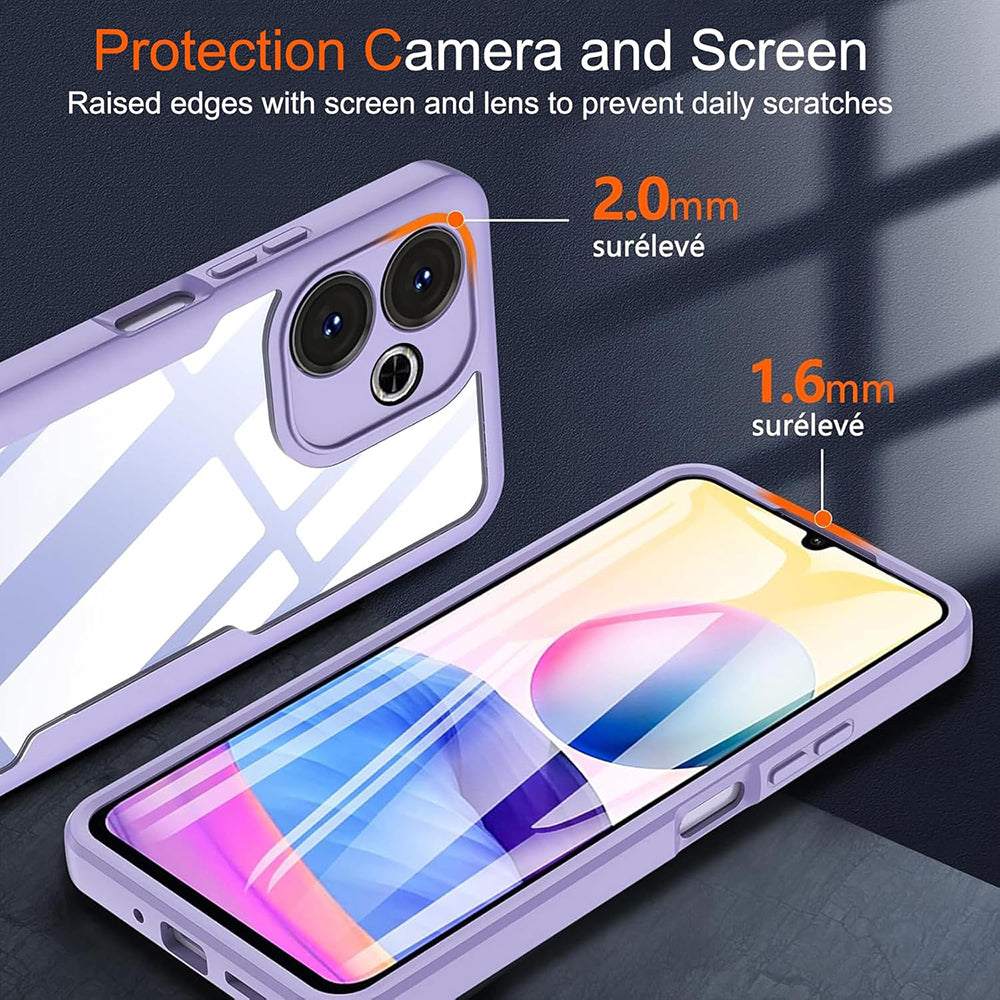 Case for Samsung Galaxy A06 A065, Techsuit, ColorVerse 360, Black