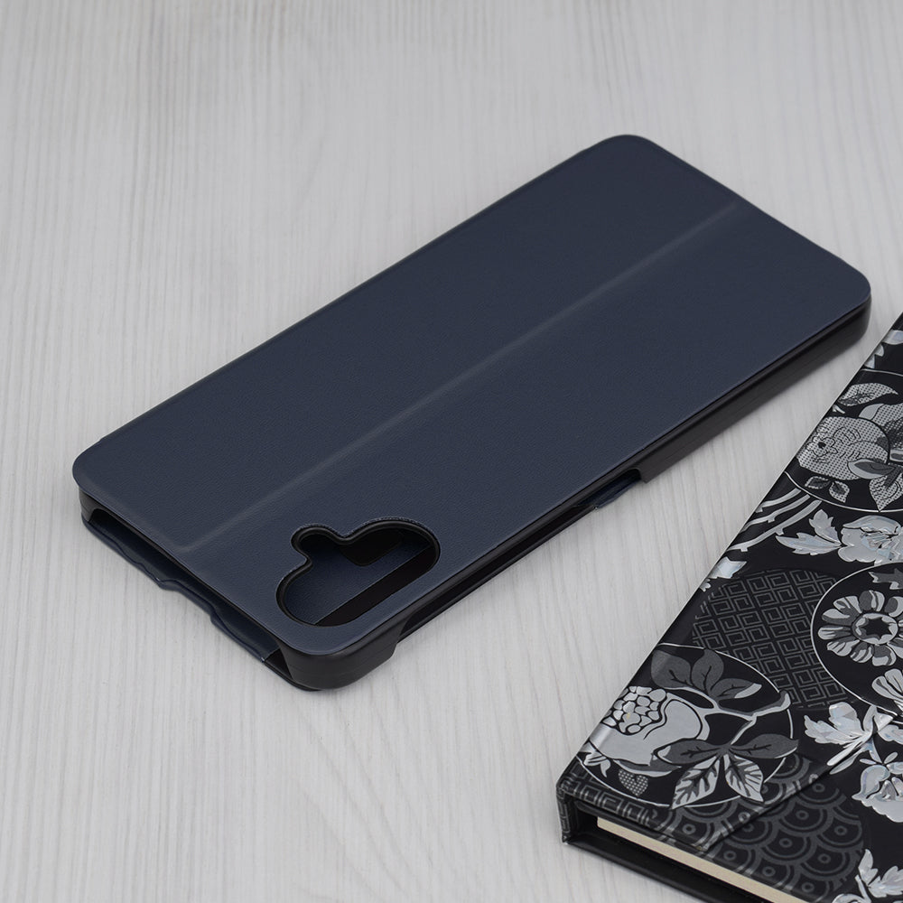 Hülle für Samsung Galaxy A06 A065, Techsuit, eFold, Dunkelblau