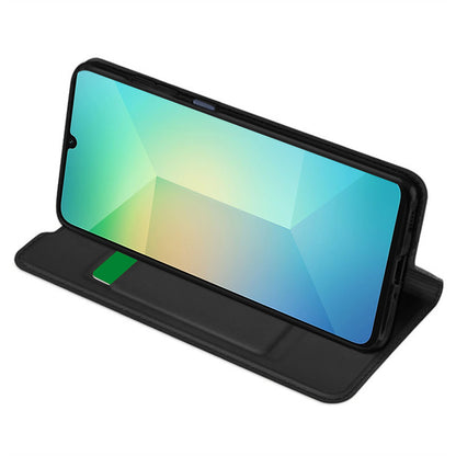 Hülle für Samsung Galaxy A06 A065, Techsuit, Magskin Book, Schwarz