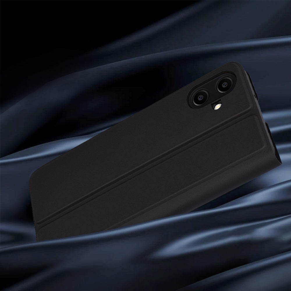 Hülle für Samsung Galaxy A06 A065, Techsuit, Magskin Book, Schwarz
