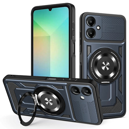 Case for Samsung Galaxy A06 A065, Techsuit, RuggedCam, Blue