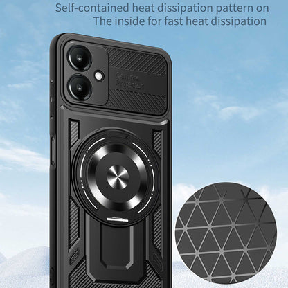 Hülle für Samsung Galaxy A06 A065, Techsuit, RuggedCam, Schwarz