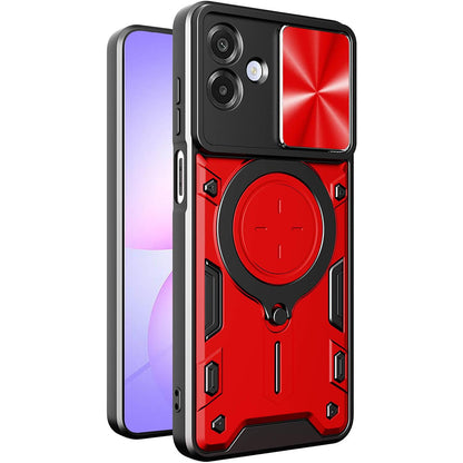 Hülle für Samsung Galaxy A07 4G A075, Techsuit, CamGuard Pro, Rot