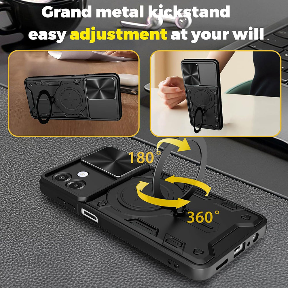 Hülle für Samsung Galaxy A07 4G A075, Techsuit, CamGuard Pro, Rot