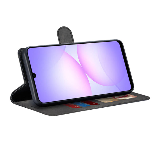 Hülle für Samsung Galaxy A07 4G A075, Techsuit, Diary Book, Schwarz